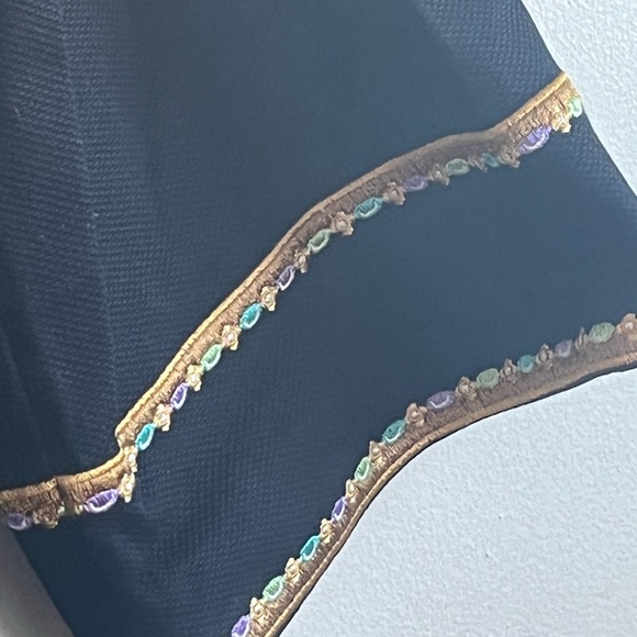 2/$50 Bob Mackie Wearable Art Jacket. Beautiful Embroidered Elephants - Picture 9 of 15